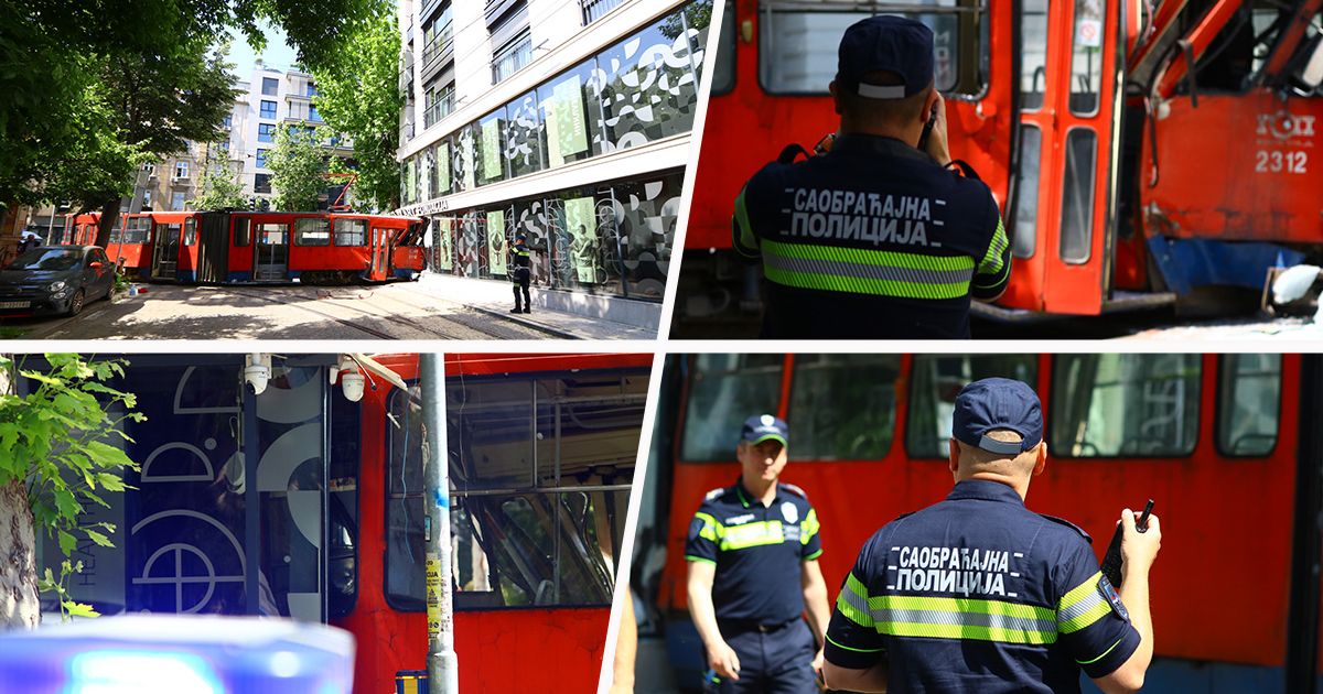 Drama na Dorćolu: Tramvaj udario u zgradu, 12 povređenih! Svedoci: 