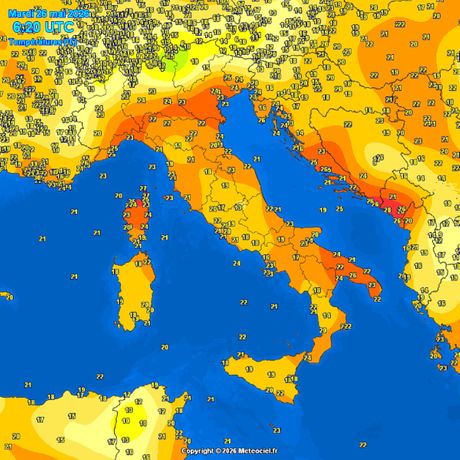 Minimalne temperature vazduha jutros i trenutne