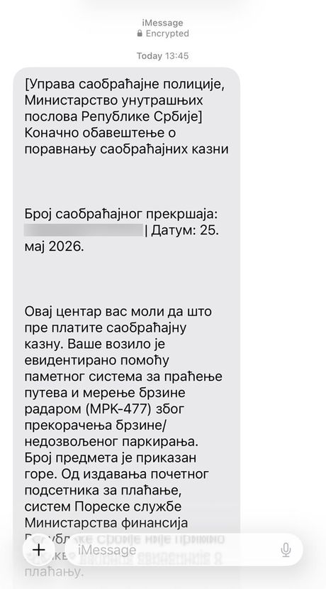 Saobraćajna Kazna, Poruka