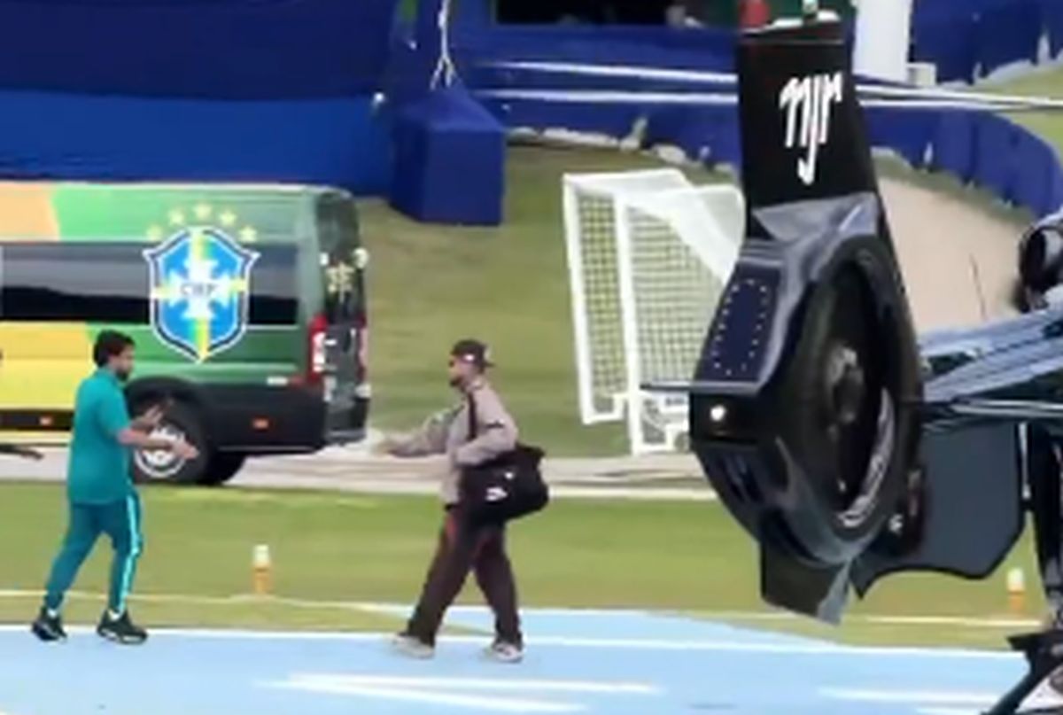 Nejmar helikopterom došao na okupljanje reprezentacije Brazila za Mundijal