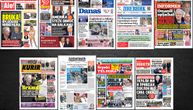 NASLOVNE STRANE SUTRAŠNJIH NOVINA: Prelistavanje štampe za subotu, 30. maj 2026. godine
