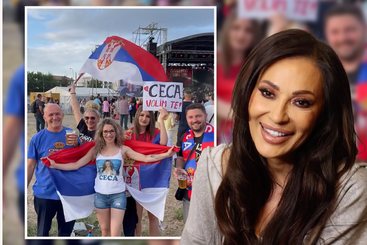Cecu fanovi u Temišvaru nestrpljivo iščekuju: Pred njen veliki koncert razapeli našu zastavu "Ceco volimo te"