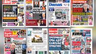 NASLOVNE STRANE SUTRAŠNJIH NOVINA: Prelistavanje štampe za nedelju, 31. maj 2026. godine