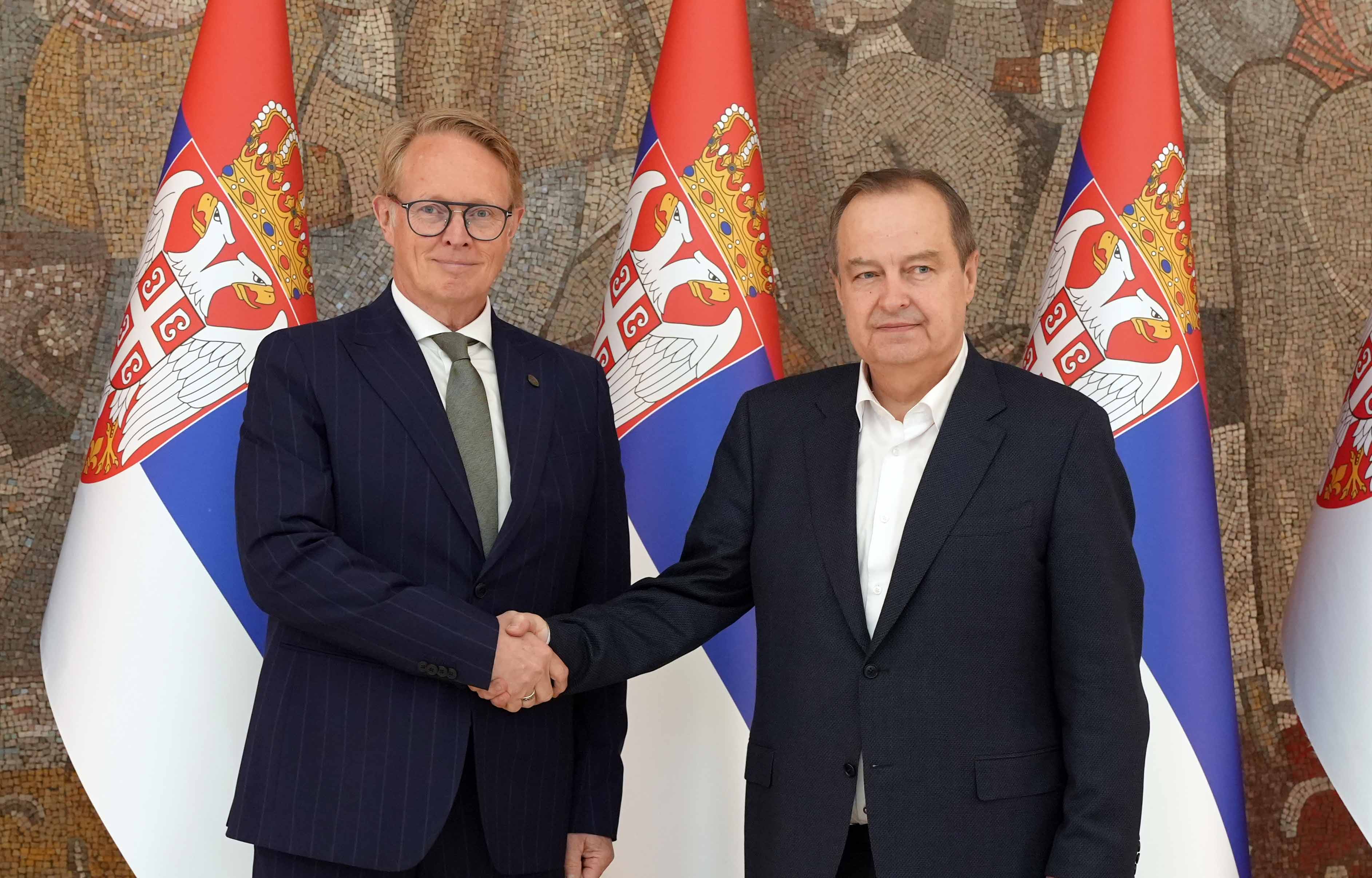 Ivica Dačić i direktor Fronteksa u Beogradu: Jača partnerstvo Srbije i EU u oblasti bezbednosti granica