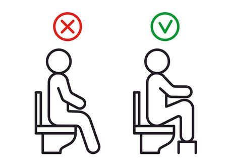 Pravilno sedenje na WC šolji