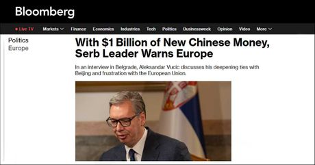 Vucic Bloomberg