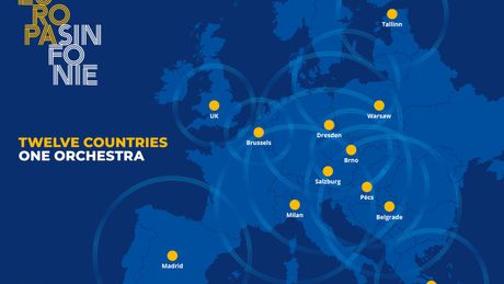 Europasinfonie Mapa