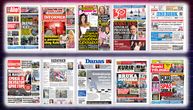 NASLOVNE STRANE SUTRAŠNJIH NOVINA: Prelistavanje štampe za sredu, 3. jun 2026. godine