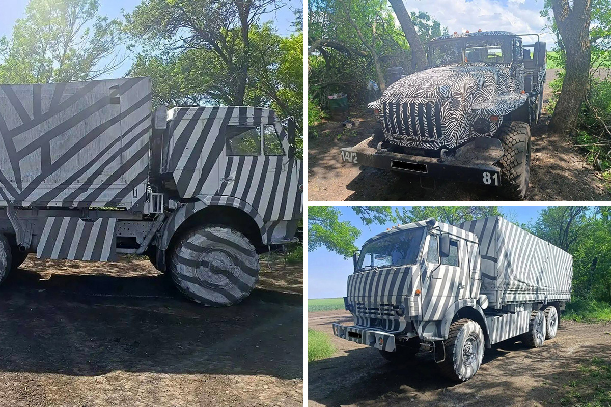 IGRA MAČKE I MIŠA Ovako Rusi farbaju vojne kamione kako bi prevarili ukrajinske AI dronove