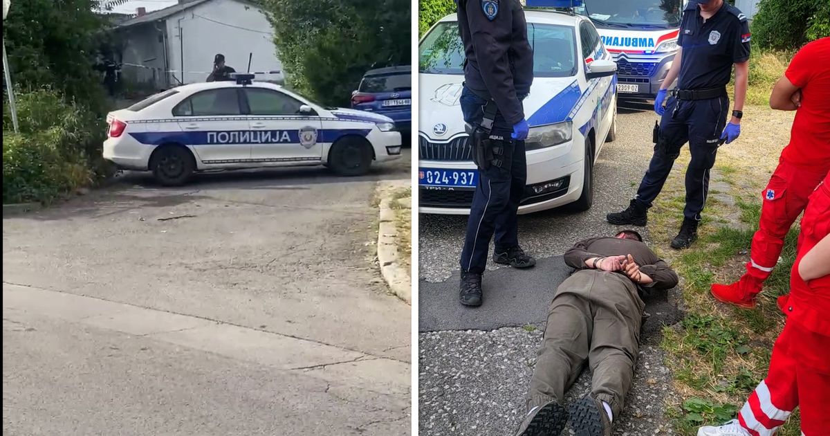 OVO JE MLADIĆ KOJI JE SEKIROM PRESUDIO MUŠKARCU KOD BIP-A! Isplivao snimak sa mesta ubistva
