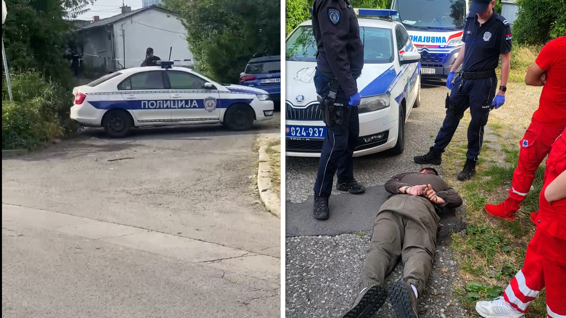 OVO JE MLADIĆ KOJI JE SEKIROM PRESUDIO MUŠKARCU KOD BIP-A! Isplivao snimak sa mesta ubistva