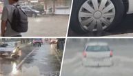 Užasno nevreme pogodilo Biograd: Automobili plivaju po ulici, totalni kolaps na Jadranu!