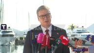 Vučić iz Tivta: Imao sam razgovor s Micotakisom, razgovarali smo o daljem unapređenju saradnje