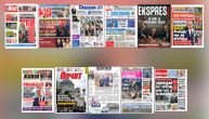 NASLOVNE STRANE SUTRAŠNJIH NOVINA: Prelistavanje štampe za petak, 5. jun 2026. godine