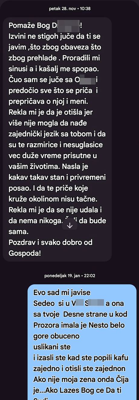Sveštenik, Preljuba, Prepiske