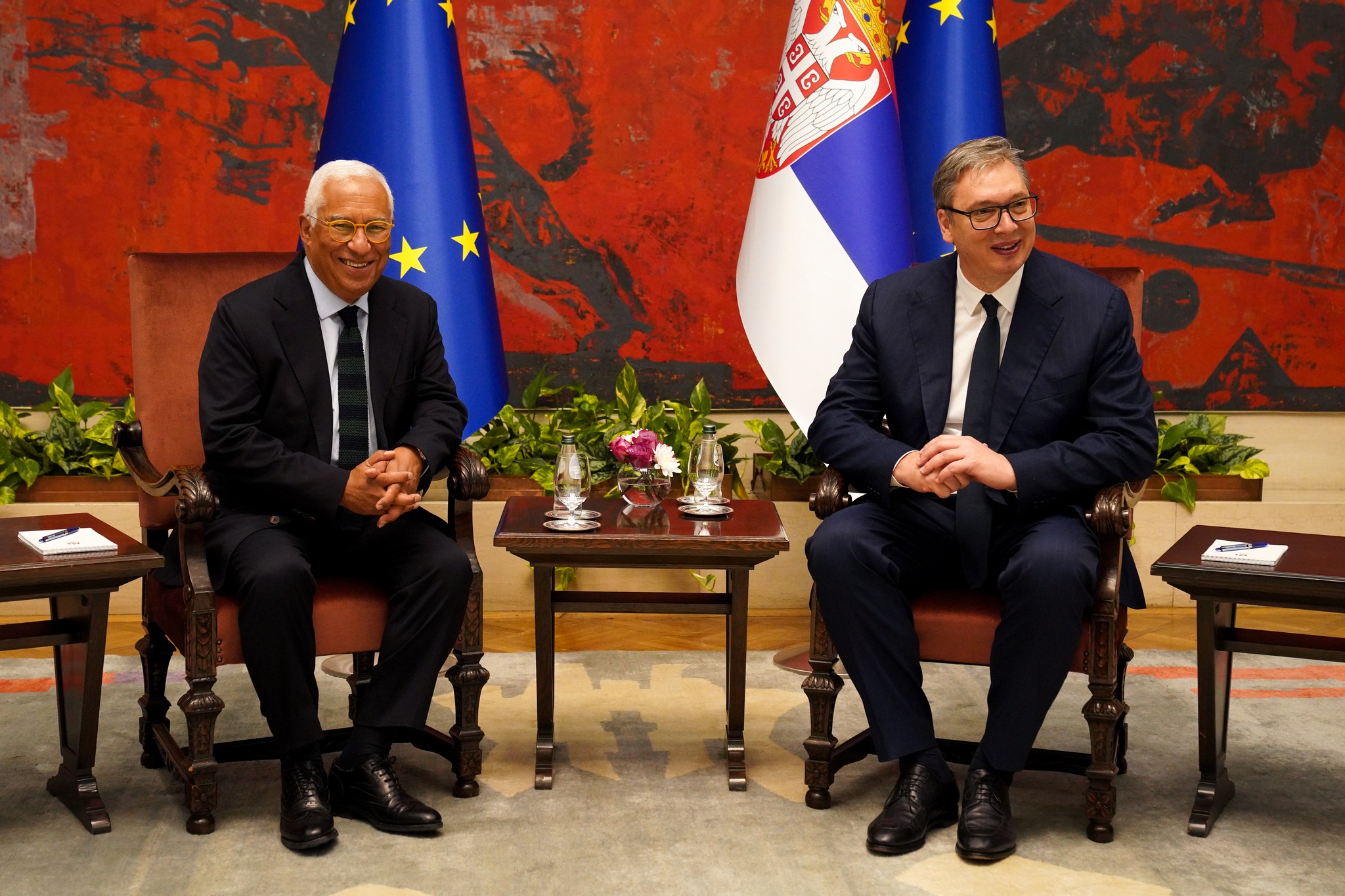 Počeo plenarni razgovor delegacija Srbije i Evropske unije, predvođen Vučićem i Koštom