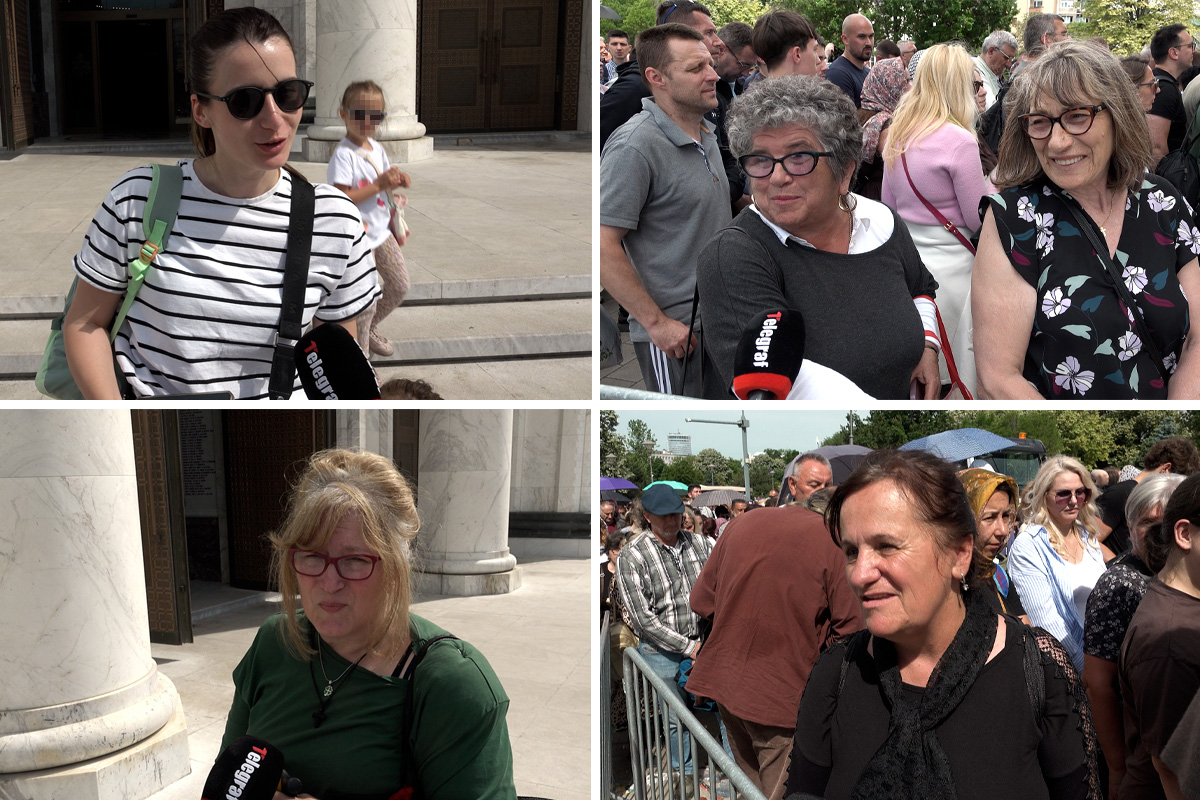 Pale i suze pred našom kamerom: Ispovesti vernika kod Hrama Svetog Save, reči jedne bake odzvanjaju Vračarom