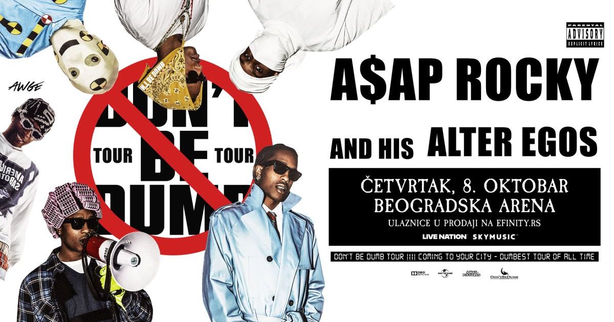 Началась продажа билетов на концерт A$AP Rocky: Мировая модная и музыкальная икона выступит 8 октября на арене