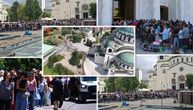 Talas emocija SLOMIO VRAČAR! Naš dron snimio nepregledne kolone do Autokomande, a u redu bio i POZNATI SRBIN!