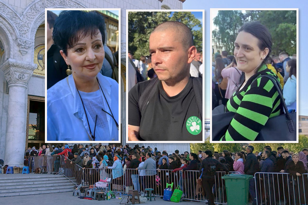 "Čekam od 5 jutros i rešena sam da uđem!" Nepregledna kolona vernika kod Hrama Svetog Save: Stigla cela Srbija