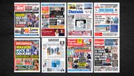 NASLOVNE STRANE SUTRAŠNJIH NOVINA: Prelistavanje štampe za subotu, 6. jun 2026. godine