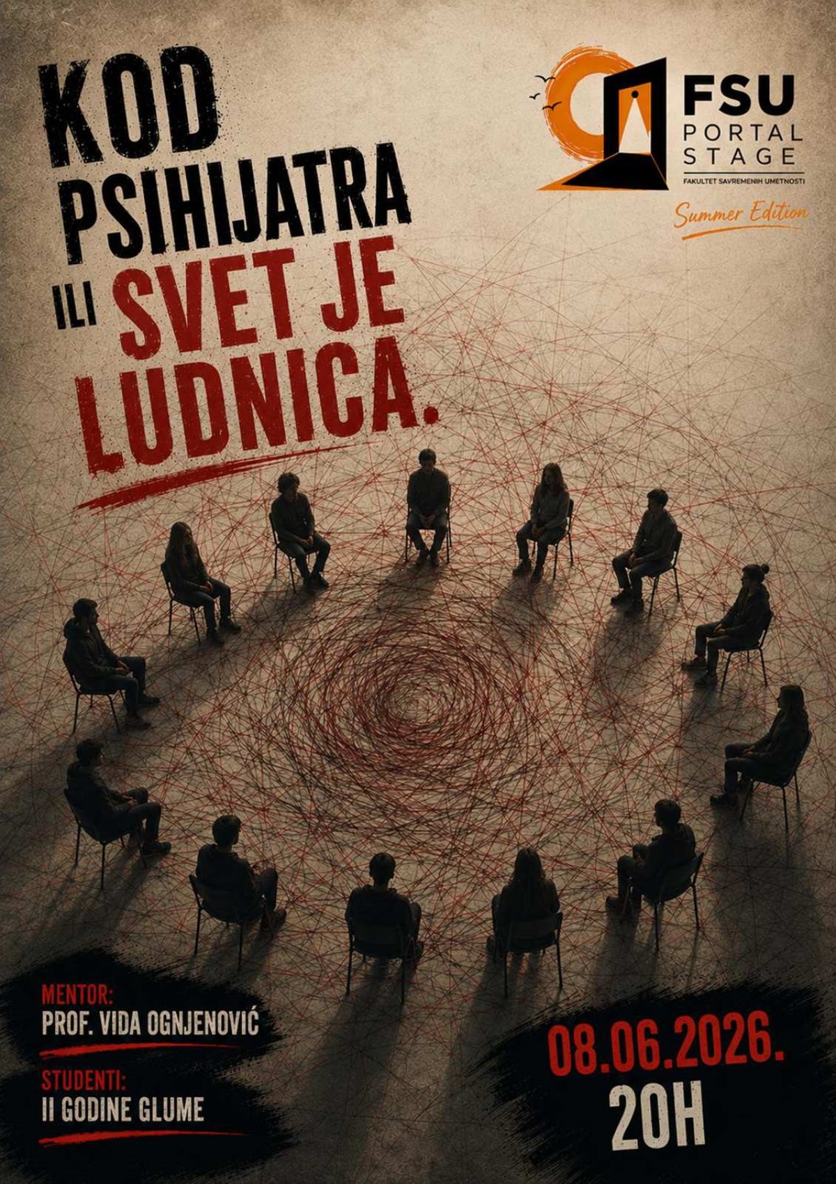 "Kod psihijatra ili svet je ludnica" Ovo nije nikakva šala, već predstava koju morate pogledati
