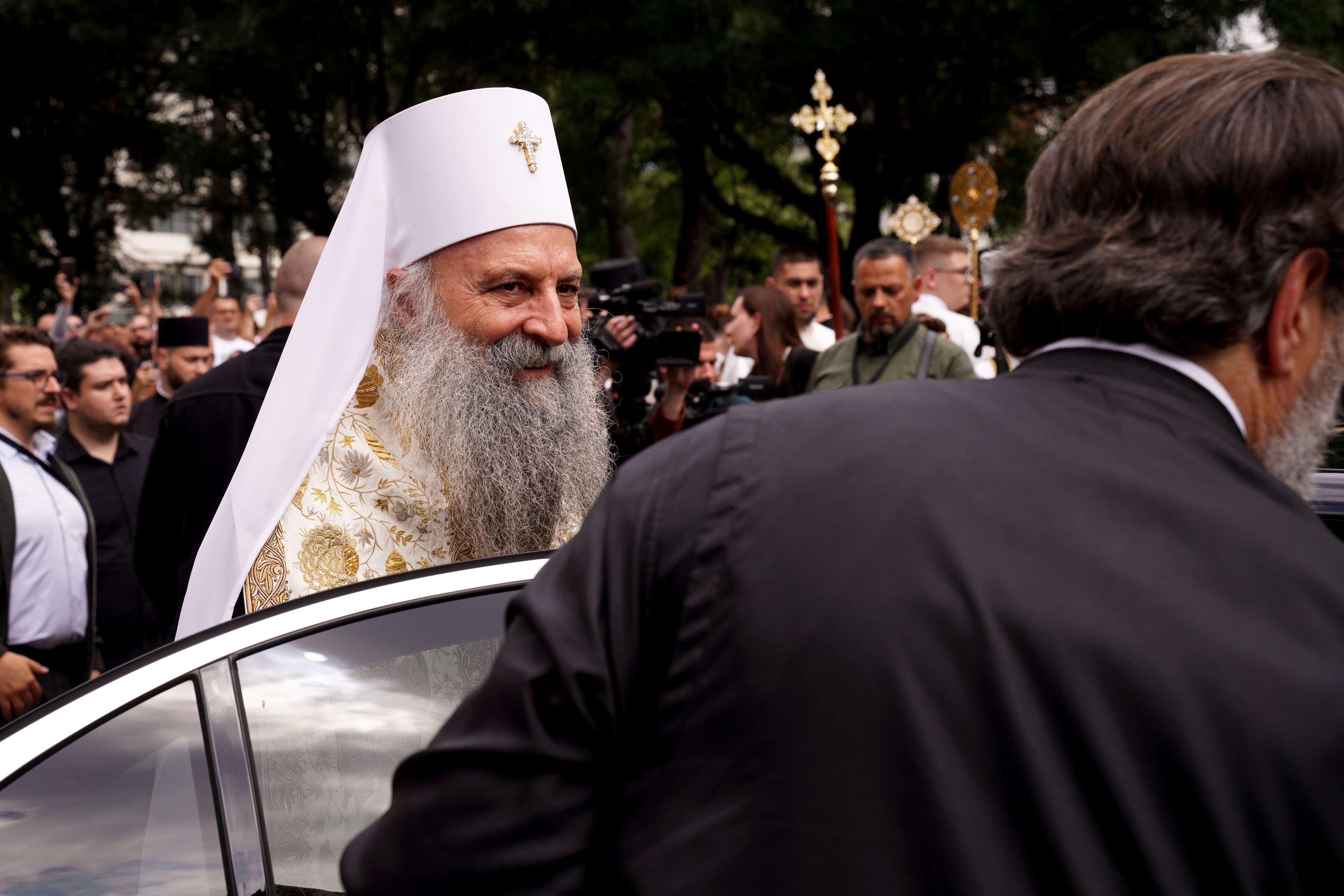 Porfirije: Donošenje Pojasa u Beograda posledica dugih veza manastira Vatoped i srpskog narod