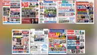 NASLOVNE STRANE SUTRAŠNJIH NOVINA: Prelistavanje štampe za ponedeljak, 8. jun 2026. godine