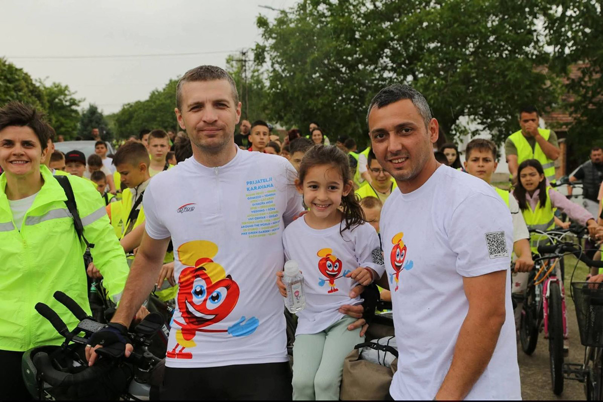 Mlađi nadzornik iz OZ Novi Sad završio put dug 1000 kilometara za zdrava dečјa srca
