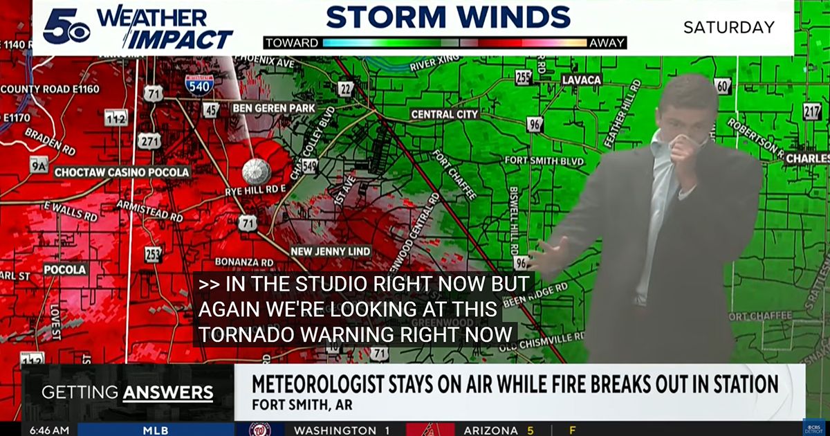 Šok u programu uživo! Meteorolog upozoravao na tornado, usle