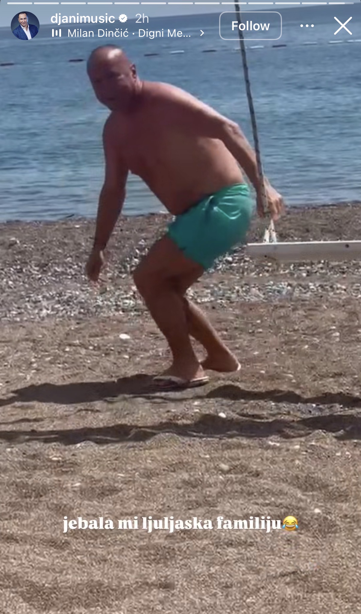 Drama na plaži u Bečićima: Đani ušao u raspravu sa policijom, prolaznici sve posmatrali