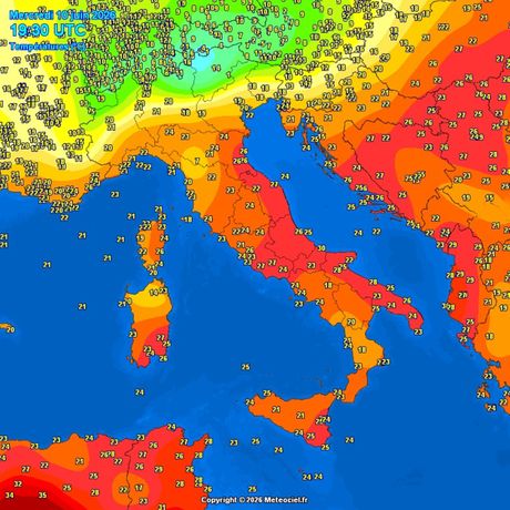 Trenutne temperature vazduha