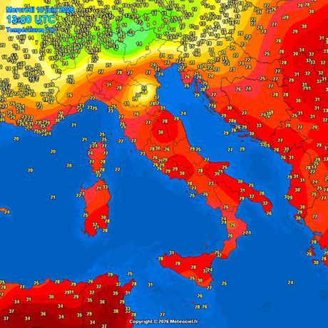 Ttrenutne temperature vazduha
