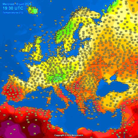 Trenutne temperature vazduha