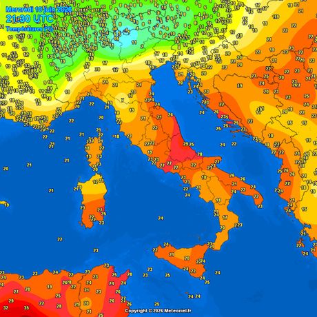 Trenutne temperature u Srbiji