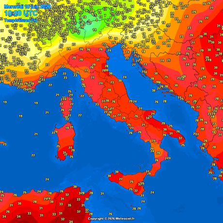 Trenutne temperature vazduha