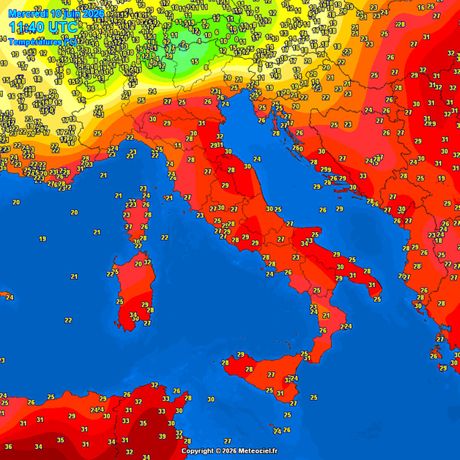 Trenutne temperature vazduha