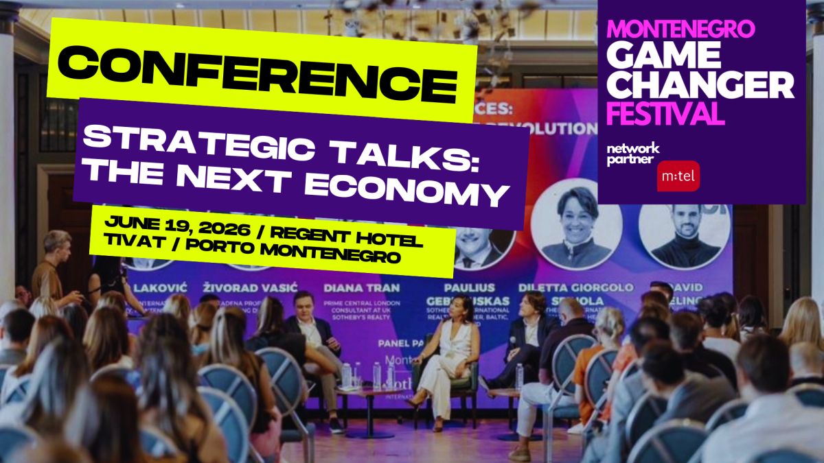 Samo još 7 dana do Game Changer Montenegro Festivala: Evropa, veštačka inteligencija, luksuzni turizam