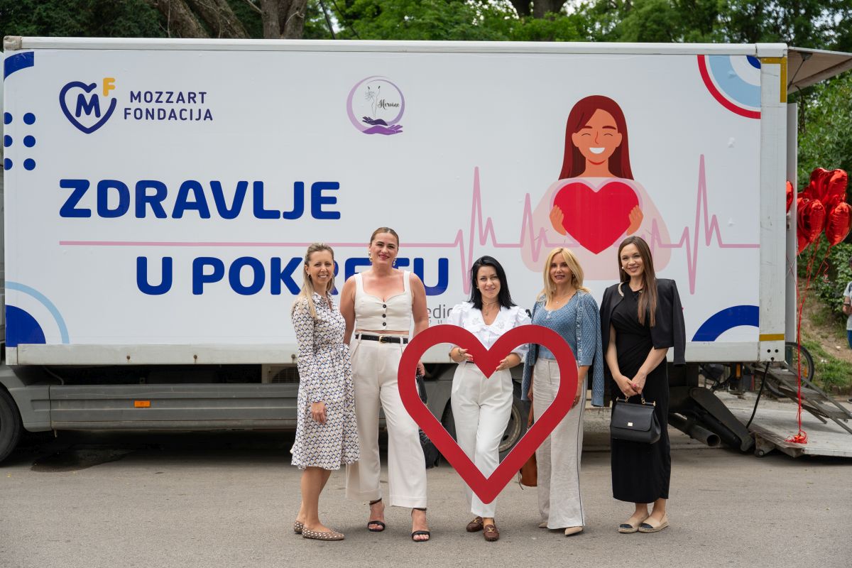 ZDRAVLJE U POKRETU: Više stotina građana obavilo besplatne preventivne preglede srca