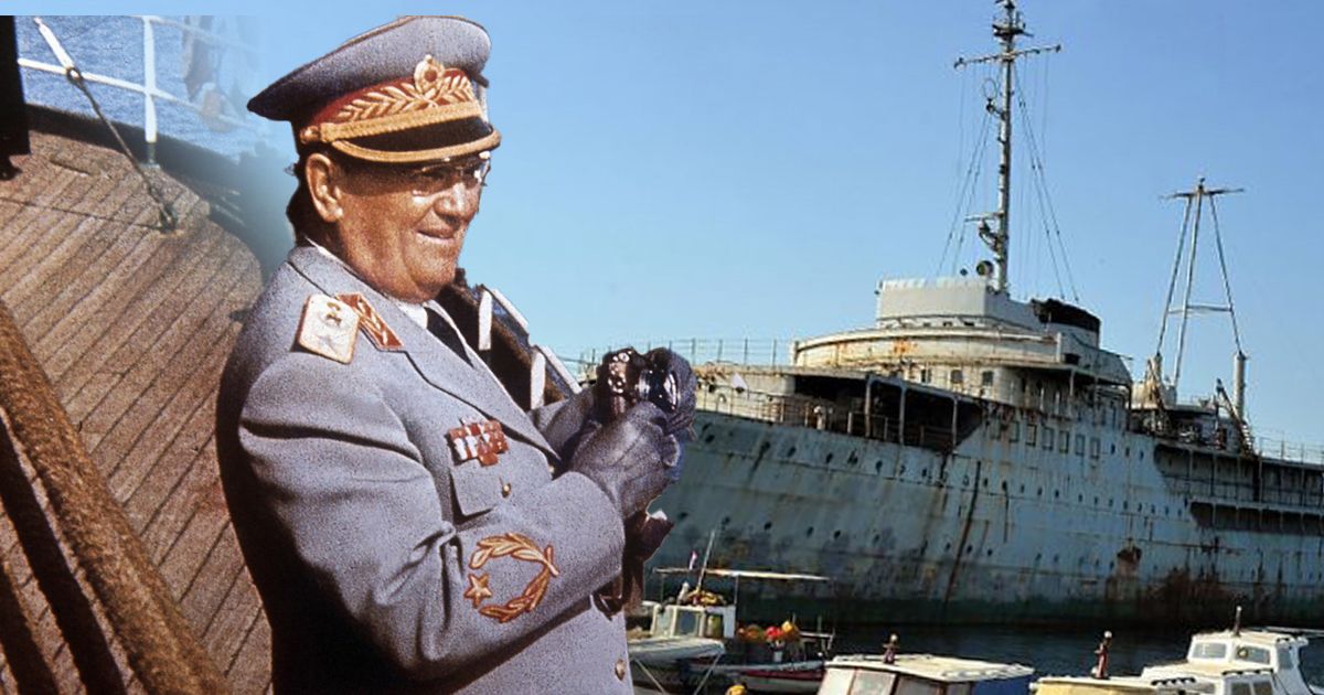 На восстановление любимого судна Тито потрачено 22 миллиона евро, но... На этом корабле он отправился в знаменитый "Путь мира"