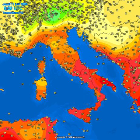 Trenutne temperature vazduha