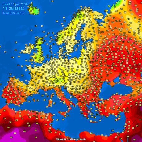 Trenutne temperature vazduha