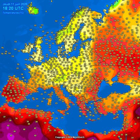 Trenutne temperature vazduha
