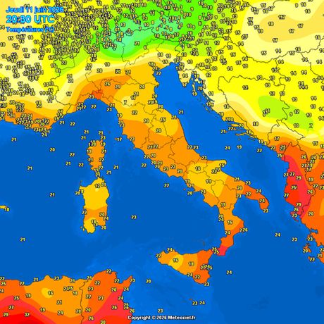 Trenutne temperature vazduha