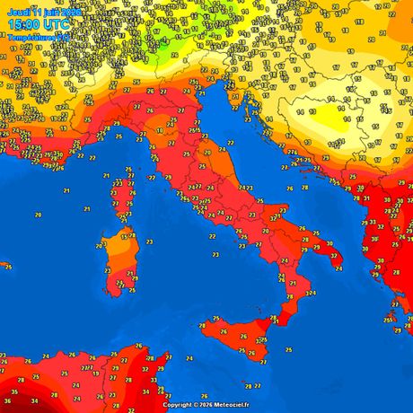 Trenutne temperature vazduha