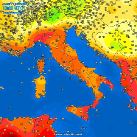Trenutne temperature vazduha