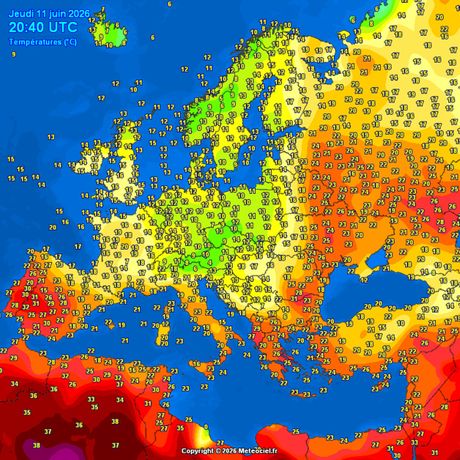 Trenutne temperature vazduha