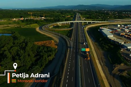 Adrani, Moravski koridor, Auto put Čačak - Kraljevo, Čačak, Preljina