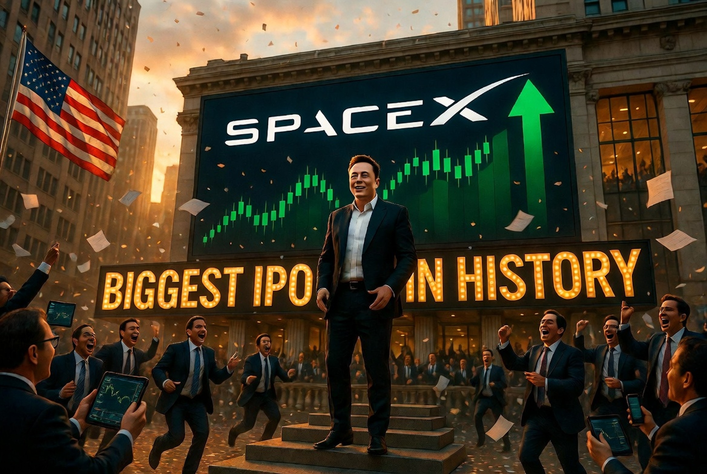 Mask lansirao najveći IPO u istoriji: Volstrit u euforiji, investitori opsedaju akcije SpaceX-a