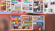 NASLOVNE STRANE SUTRAŠNJIH NOVINA: Prelistavanje štampe za subotu, 13. jun 2026. godine